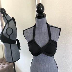 Perry Ellis Halter Bikini Top